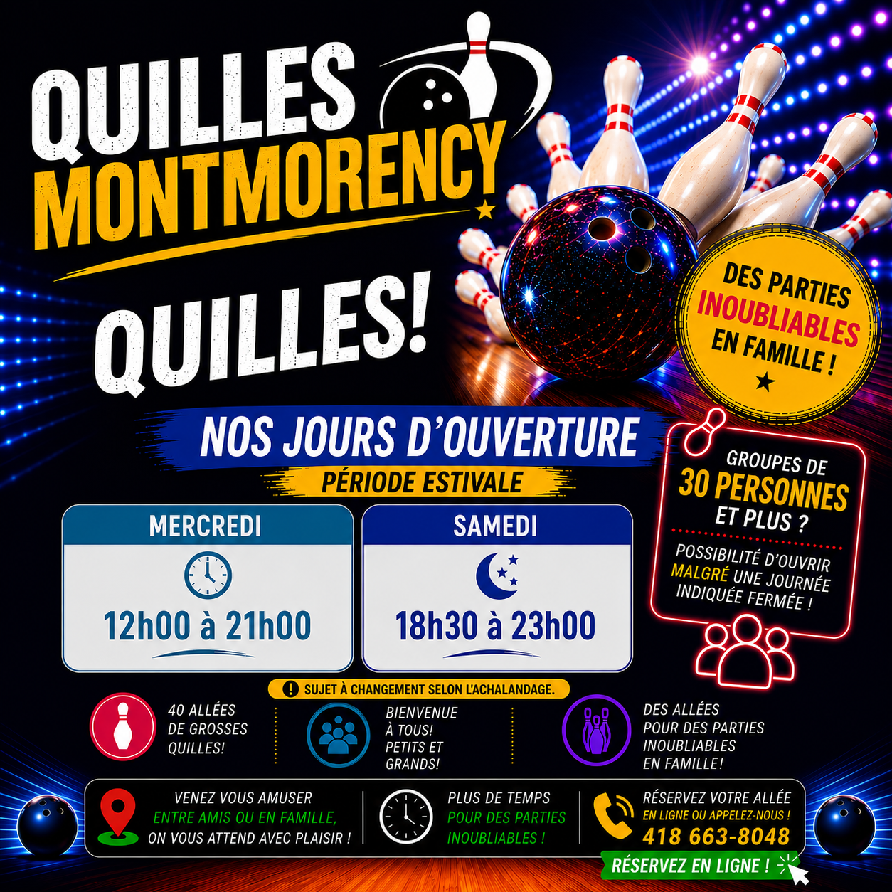 Photo44 Forfaits quilles & buffet